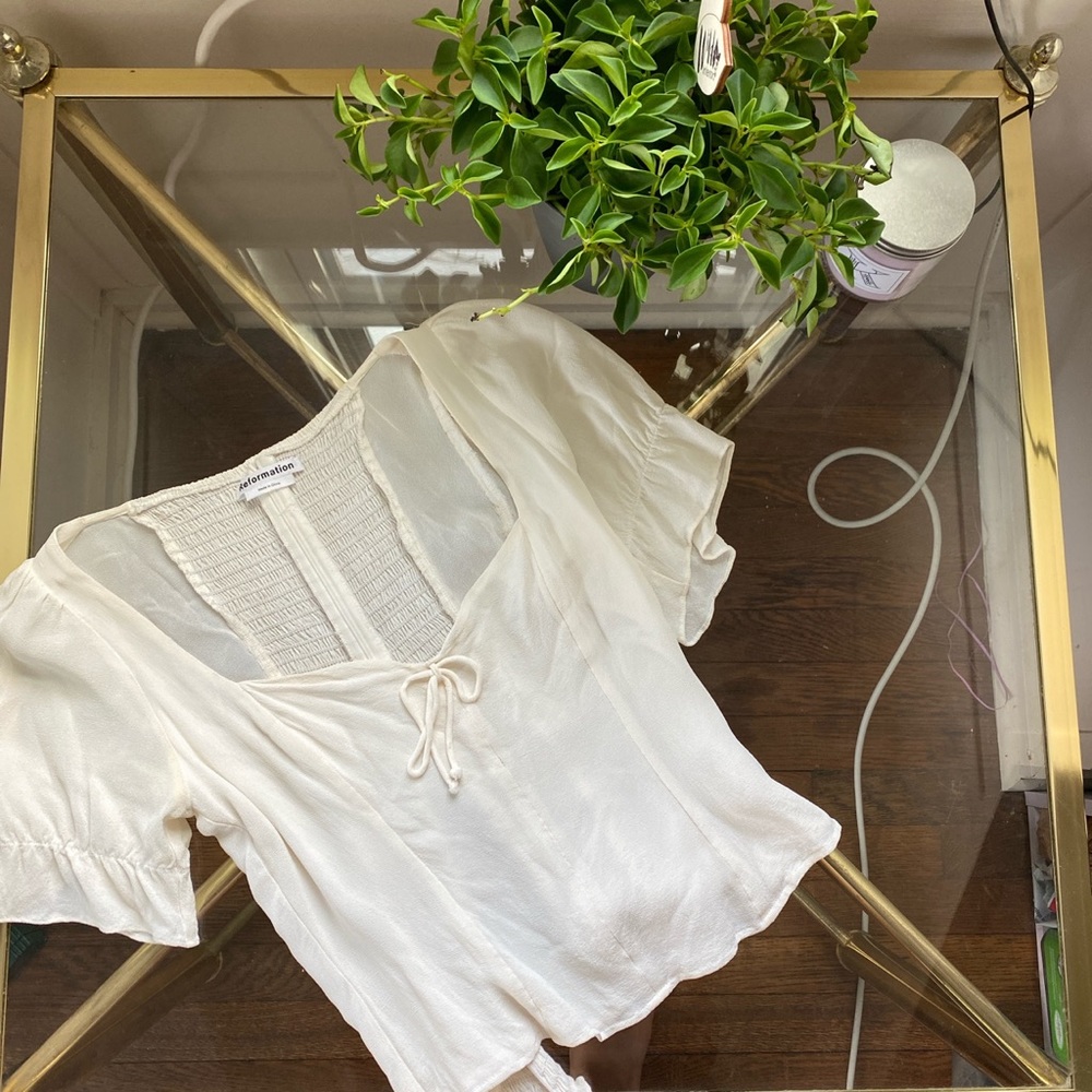 {SOLD}!Reformation Delevan top!